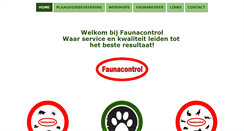 Desktop Screenshot of faunacontrol.nl